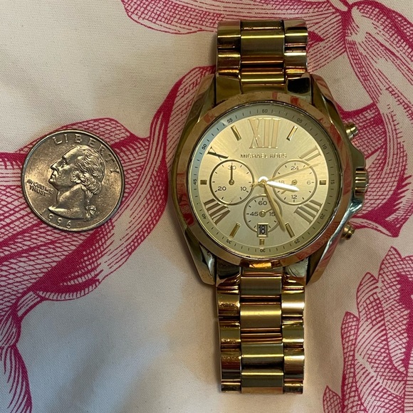 ❤️ Michael Kors Gold Watch ❤️ with Working Battery! - Picture 6 of 6